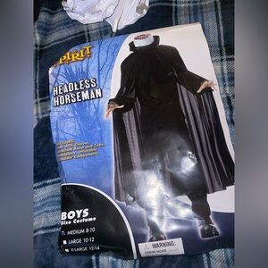 Spirit Headless Horseman Kids Costume - Black and Gray